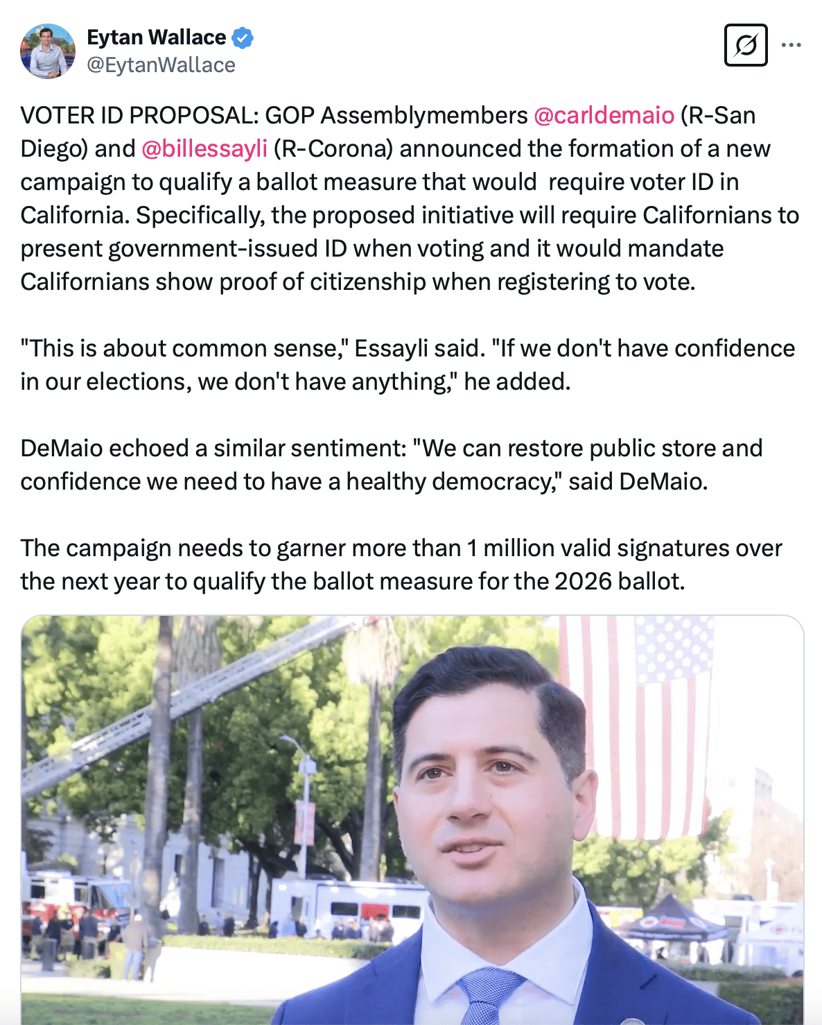 California Voter ID Ballot Initiative Announced for 2026 Ballot ...